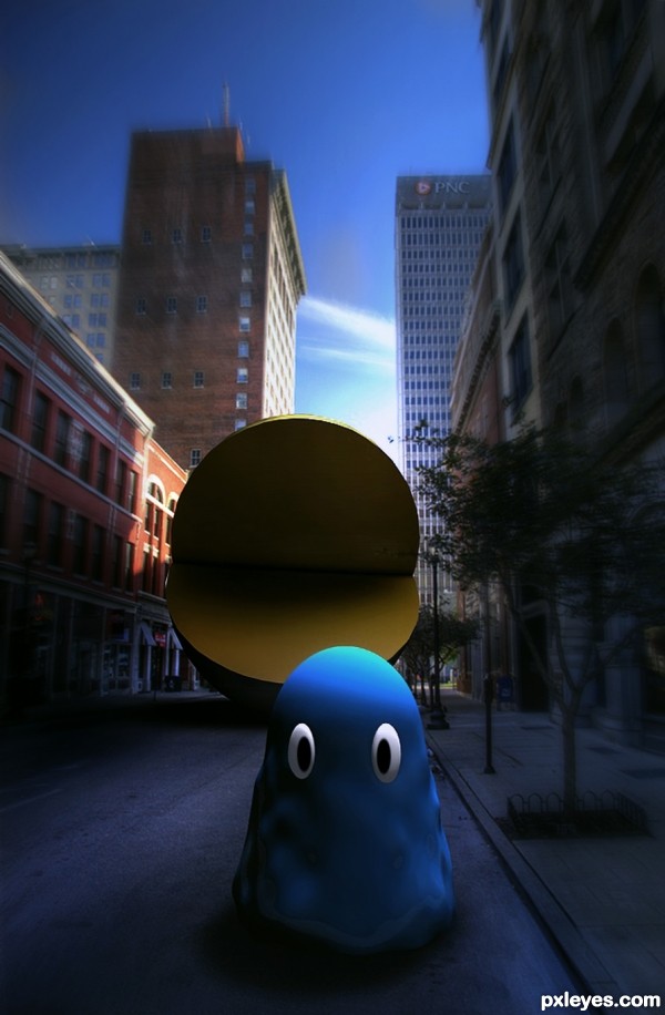 Creation of Downtown Pacman: Final Result